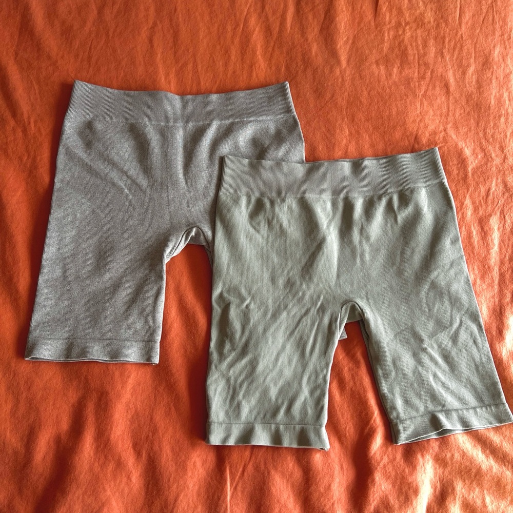Intimately Free People Seamless Biker Shorts Set of 2